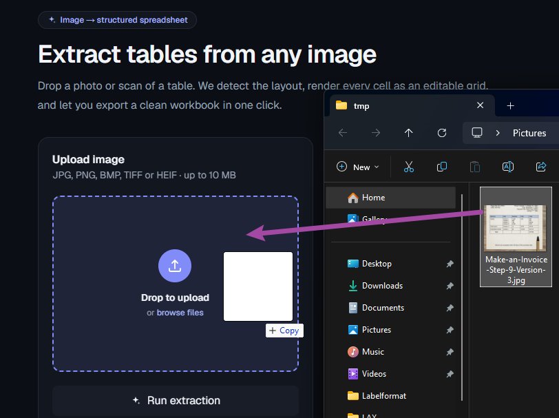 Image preview after upload